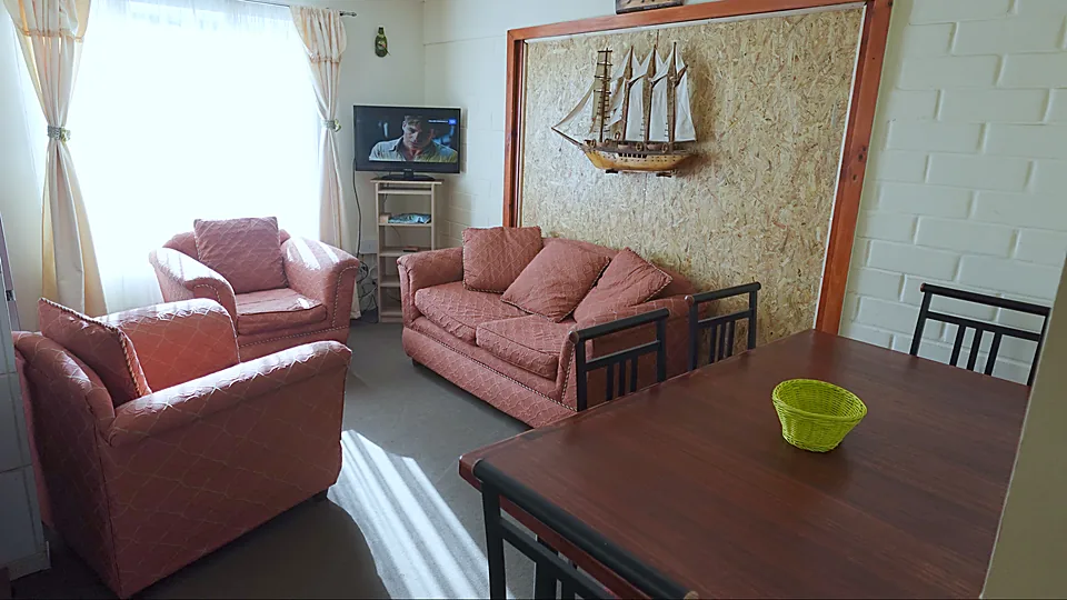 Living del alojamiento Coati 1 en Valdivia